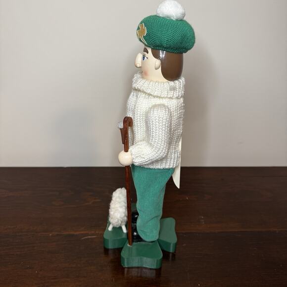 Nutcracker Village Irishman Christmas Nutcracker Shepherd Beer St. Patrick's Day - Picture 4 of 13
